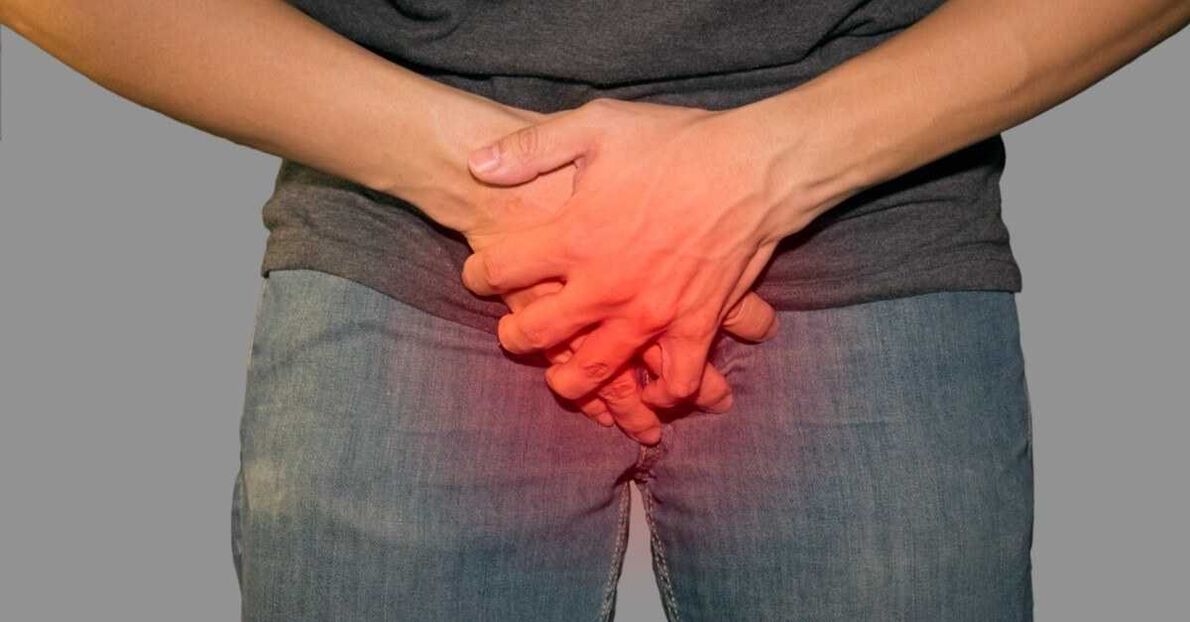 Pain during abnormal discharge