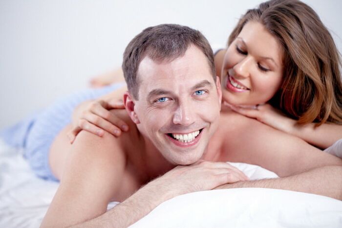 A woman naturally increased potency with a man