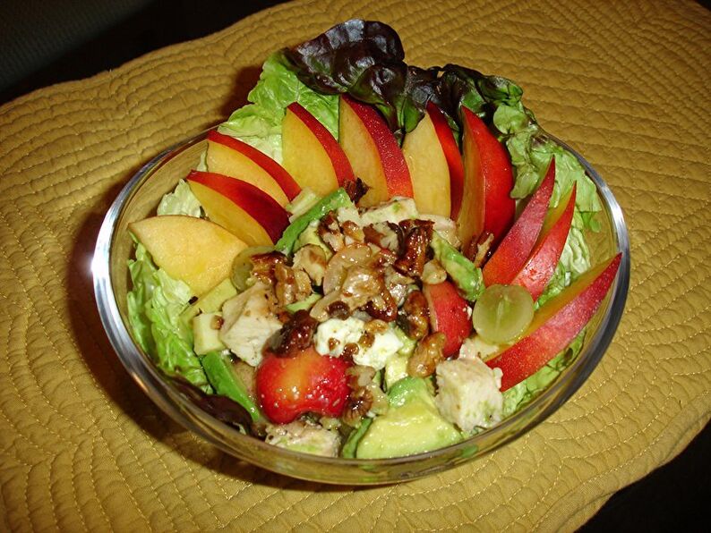 Nut fruit salad for potency