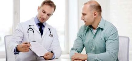 A urologist treats abnormal discharge in a man